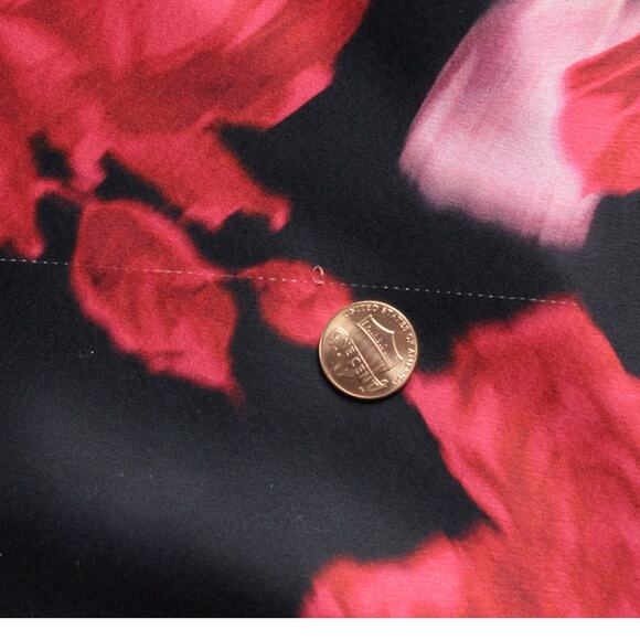 Victoria Secret Rose Swim Kimono Cover Up Robe Sheer Belted Womens Sz M/L Summer - Picture 9 of 9